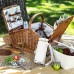 Picnic at Ascot Huntsman Basket for  Four with Coffee Set and Blanket in Gazebo PVQ1246